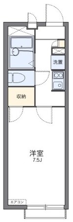 レオパレスモア天王の物件間取画像